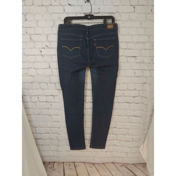 Levi's Women's Size 32x30 Denim Blue Leggings - Picture 5 of 7